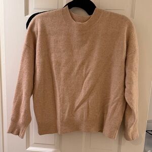 Cozy Tan Cashmere Sweater